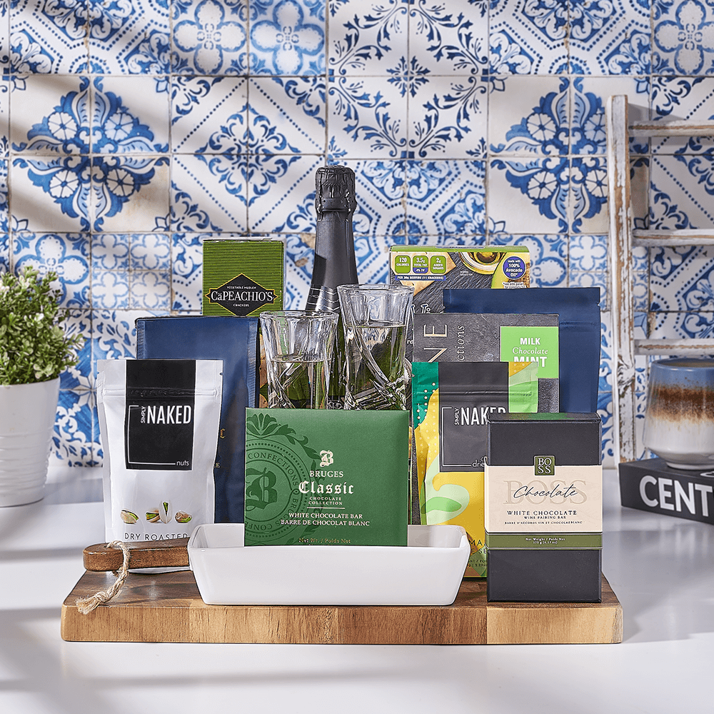 All A Board Champagne Gift Basket