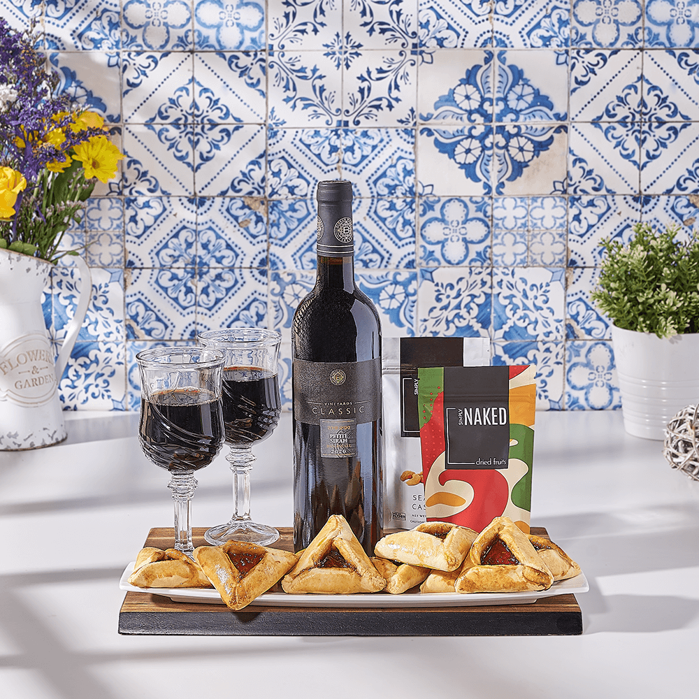Assorted Snack Board, kosher wine gift, kosher wine, kosher gift, kosher, wine gift, wine, Canada delivery