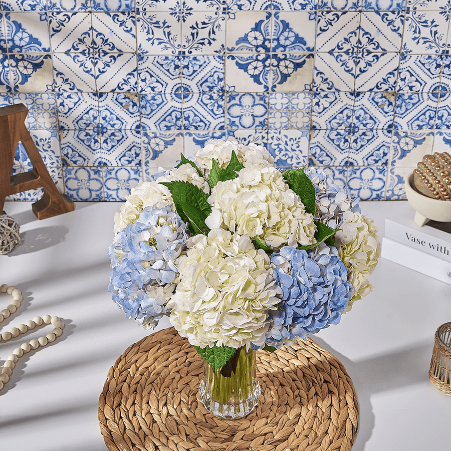 Blue & White Hydrangea Bouquet, bouquet gift, bouquet, flower gift, flower, Canada delivery