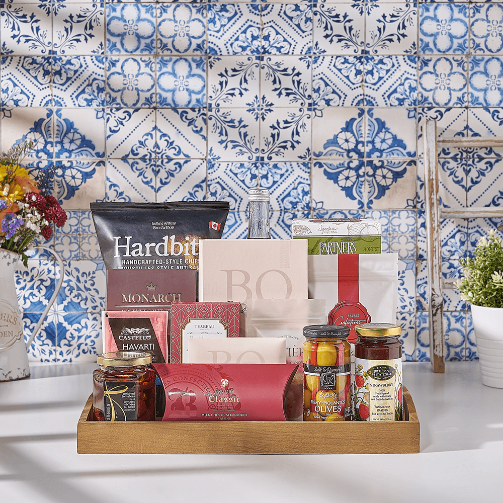 Deluxe Snacking Tray, kosher gift, kosher, snack gift, snack, Canada delivery