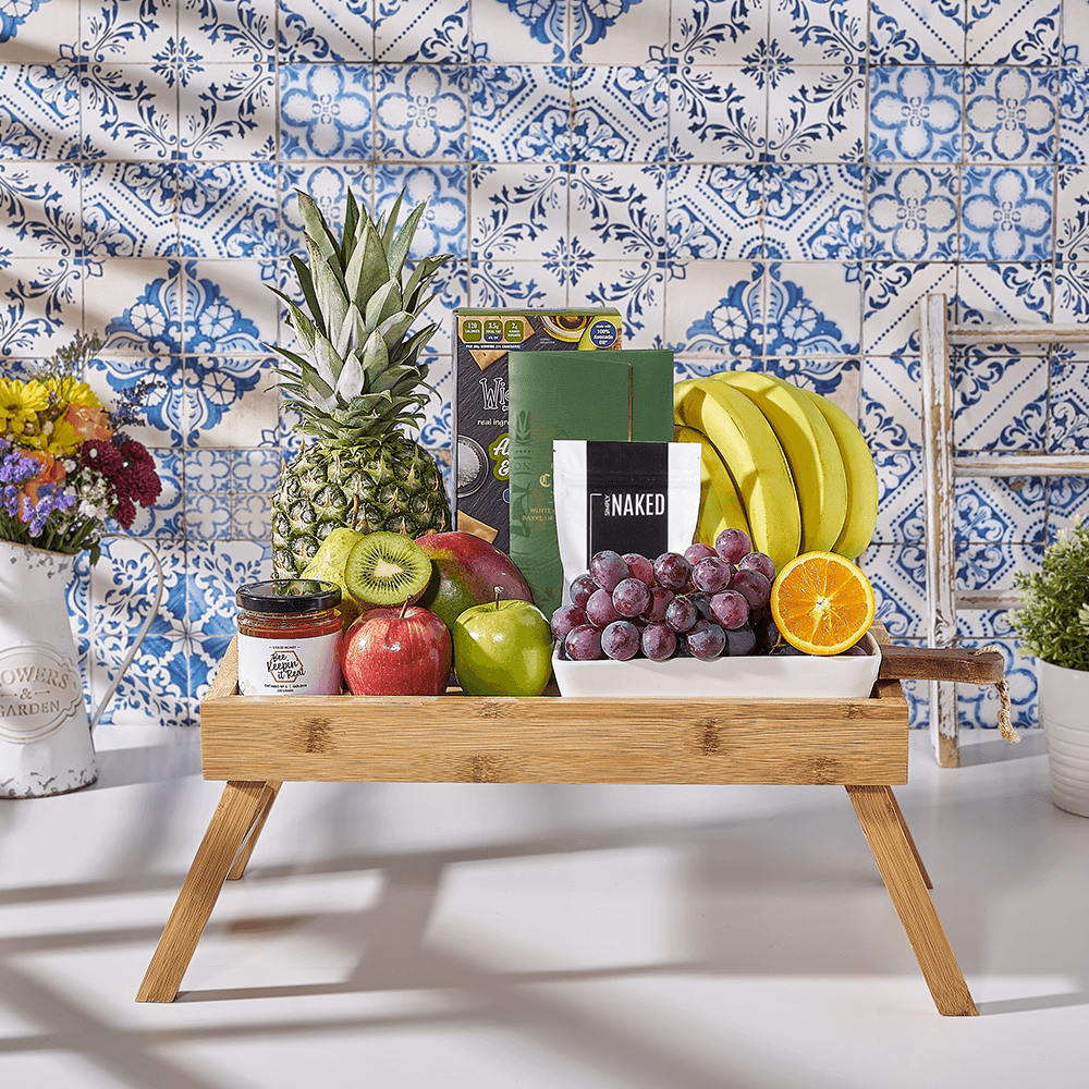 Fruit Array Bed Tray, fruit gift, fruit, fruit gift basket, kosher gift, kosher, Canada delivery