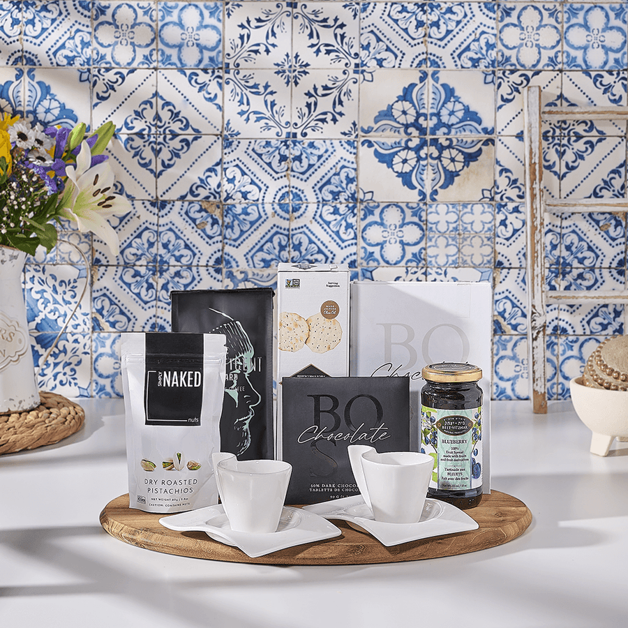 Kosher Coffee Sharing Board, kosher gift, kosher, coffee gift, coffee, Canada delivery