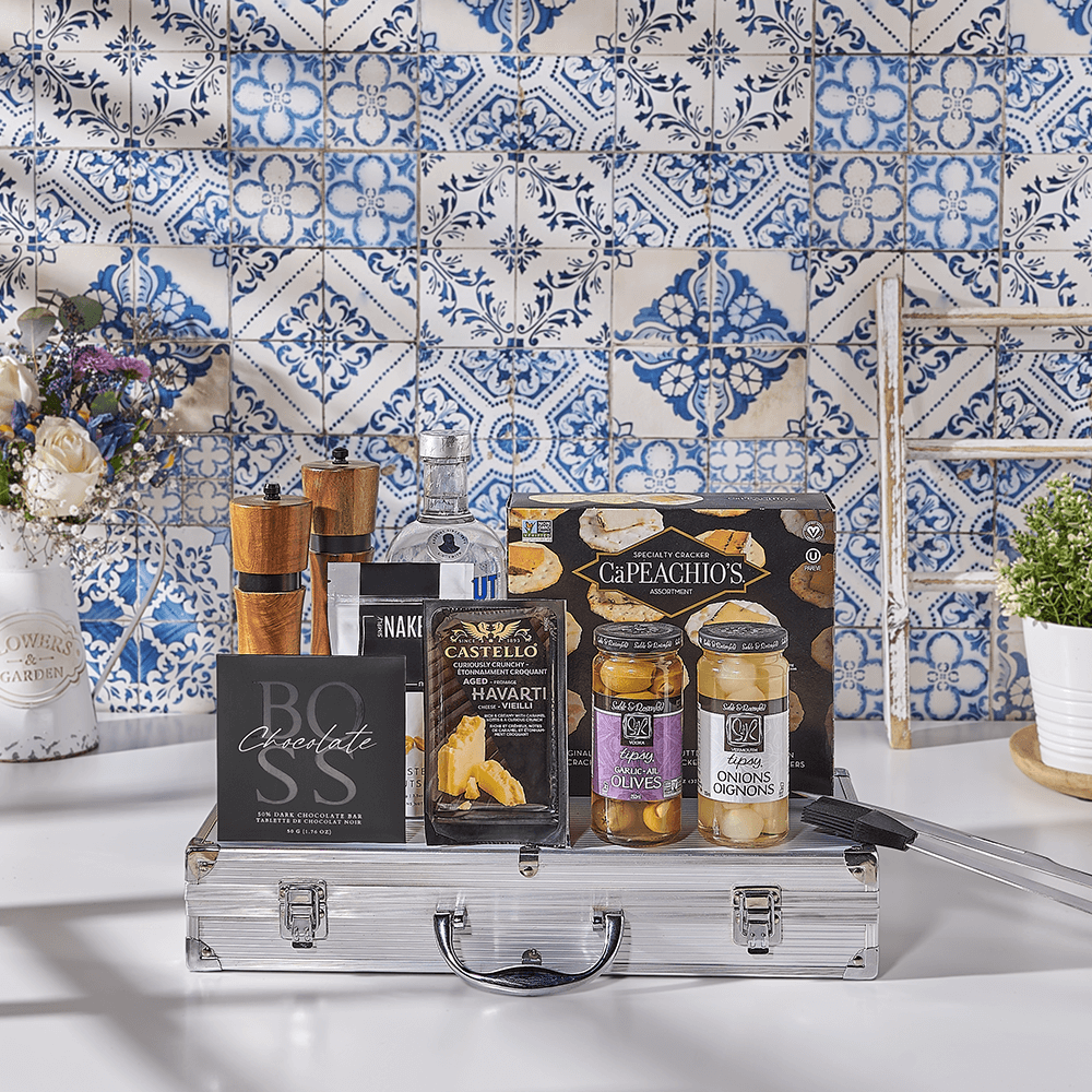 Kosher Liquor & Grilling Gift, liquor gift, liquor, kosher gift, kosher, grilling gift, grilling, bbq gift, bbq, Canada delivery