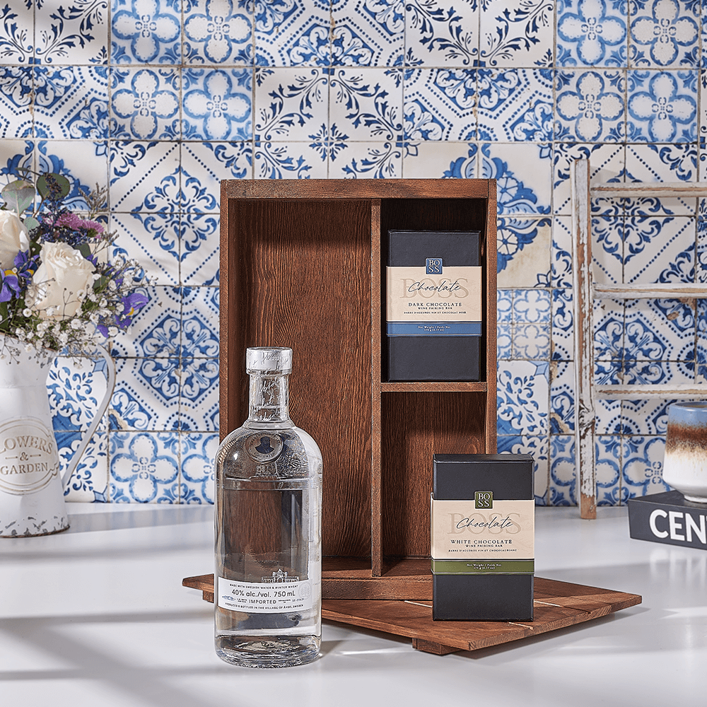 Kosher Spirits Pairing Box, kosher gift, kosher, kosher liquor gift, kosher liquor, liquor gift, liquor, chocolate gift, chocolate, Canada delivery