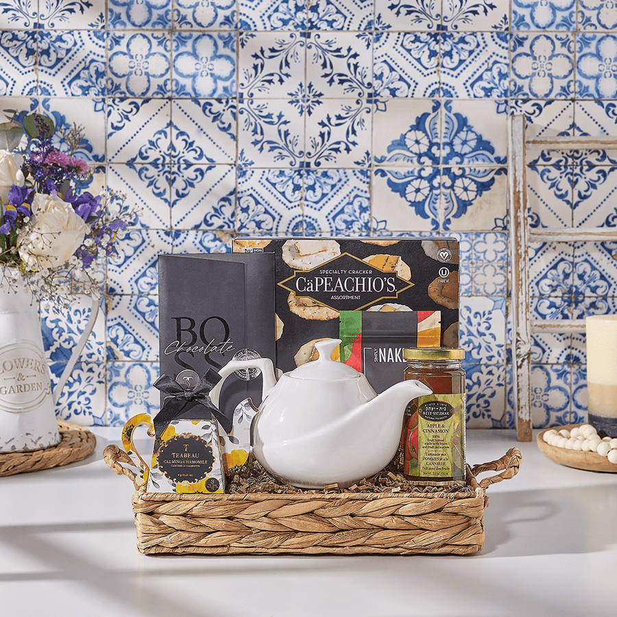 Kosher Tea Serving Tray, tea gift, tea, kosher gift, kosher, Canada delivery