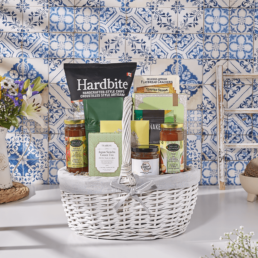 Kosher Tea & Coffee Gift Basket, kosher gift, kosher, tea gift, tea, coffee gift, coffee, Canada delivery