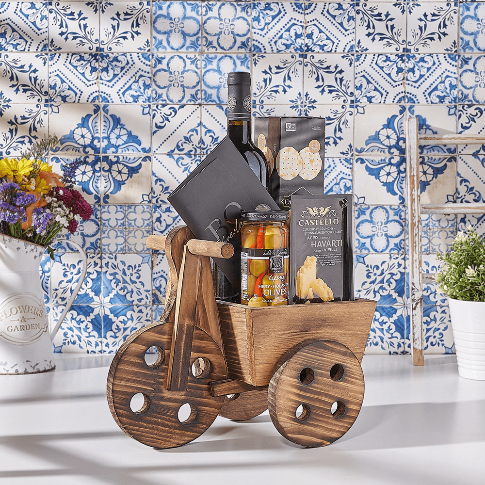 Kosher Wine Cart, kosher wine gift, kosher wine, chocolate gift, chocolate, kosher gift, kosher, wine gift, wine, Canada delivery