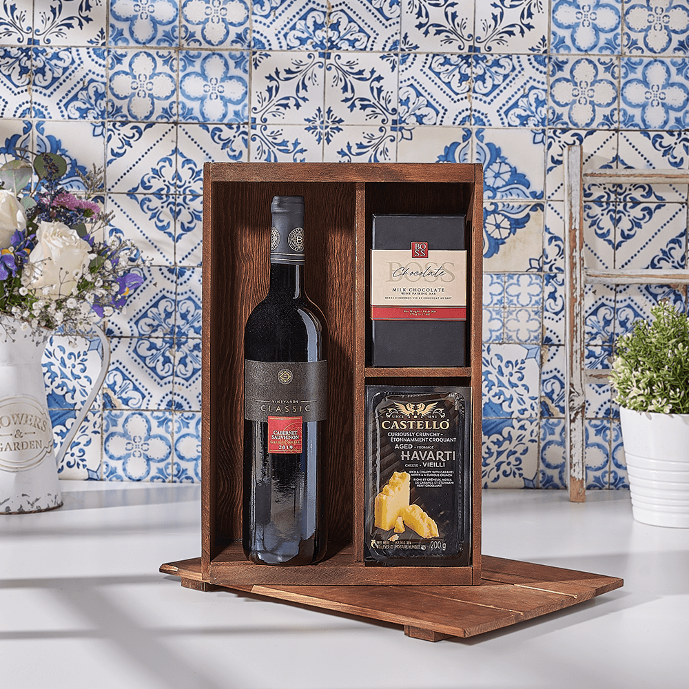 Kosher Wine Pairing Gift Box, wine gift, wine, kosher gift, kosher, kosher wine gift, kosher wine, Canada delivery