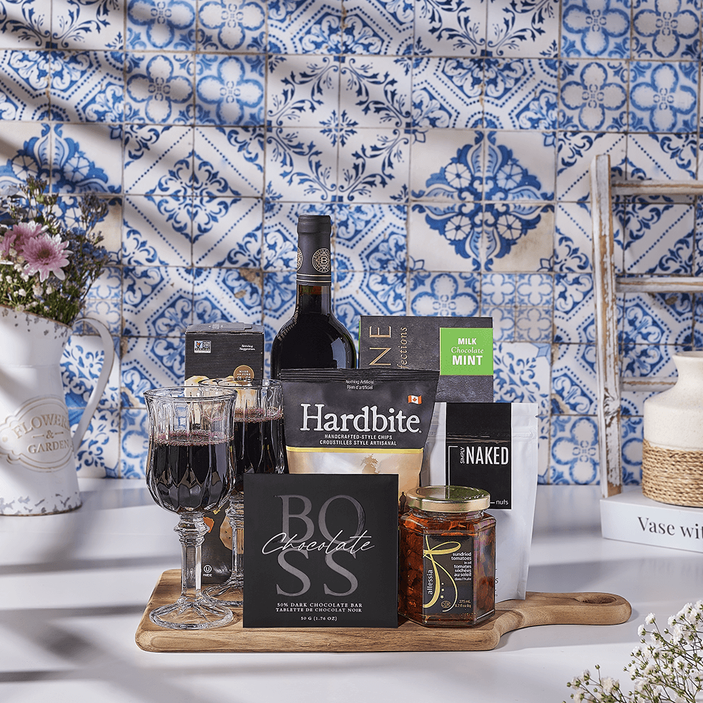 Little Snacker Kosher Platter, wine gift, wine, kosher wine gift, kosher wine, kosher gift, kosher, Canada delivery