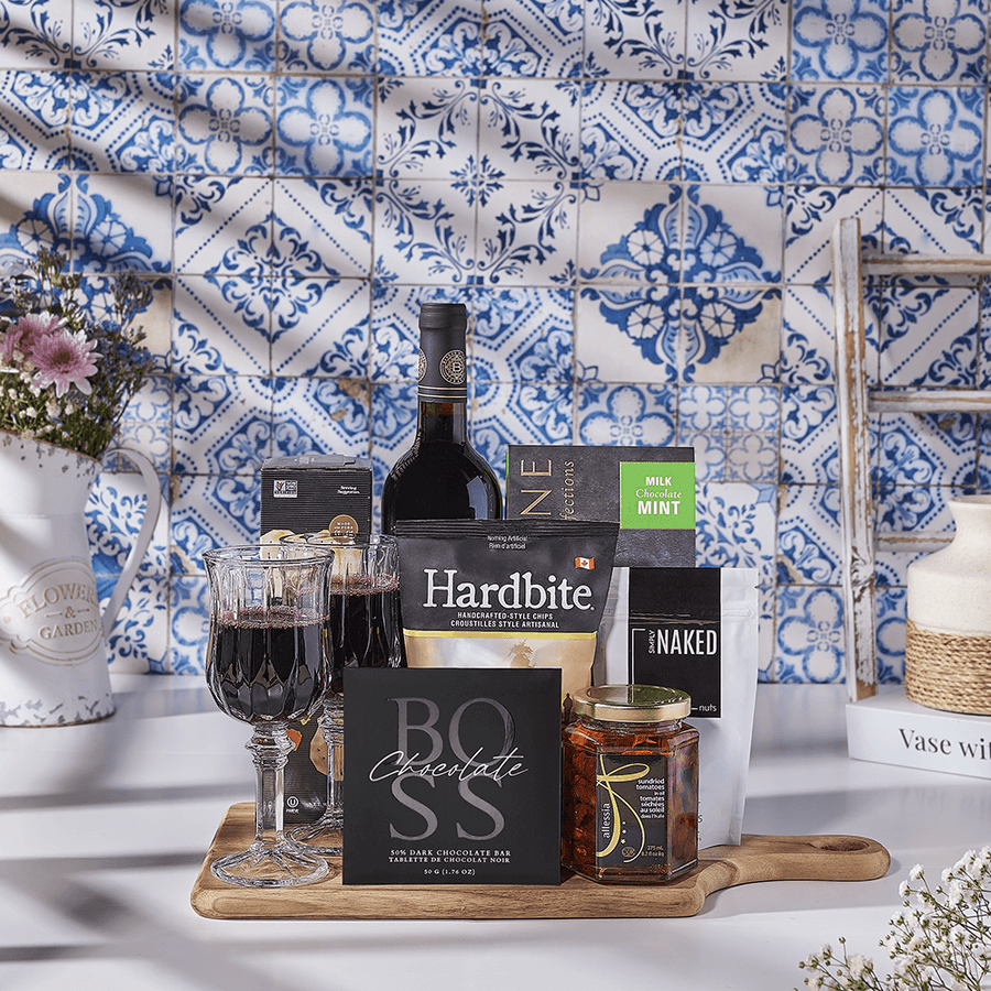 Little Snacker Kosher Platter, wine gift, wine, kosher wine gift, kosher wine, kosher gift, kosher, Canada delivery