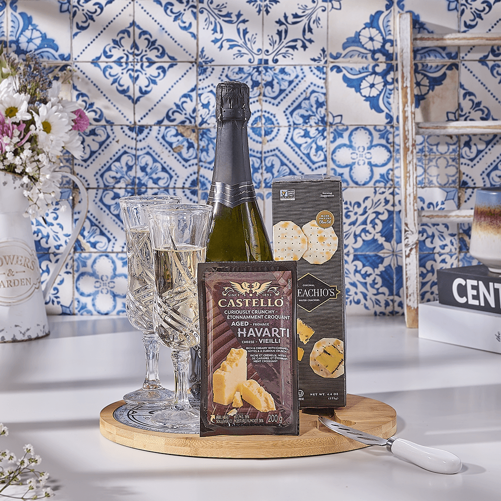 Nosher’s Bliss Kosher Champagne Gift Set, champagne gift, champagne, sparkling wine gift, sparkling wine, kosher gift, kosher, Canada delivery