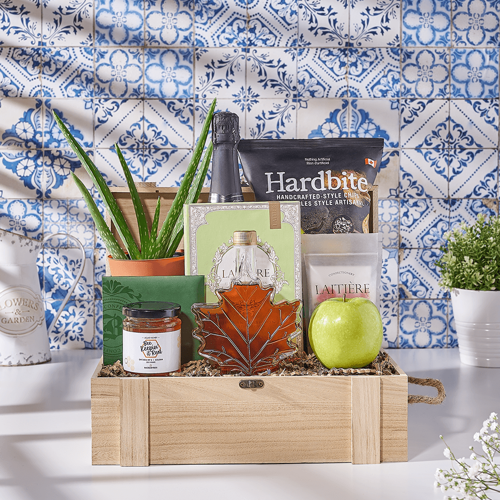 Rosh Hashanah Champagne Crate, champagne gift, champagne, sparkling wine gift, sparkling wine, kosher gift, kosher, Canada delivery