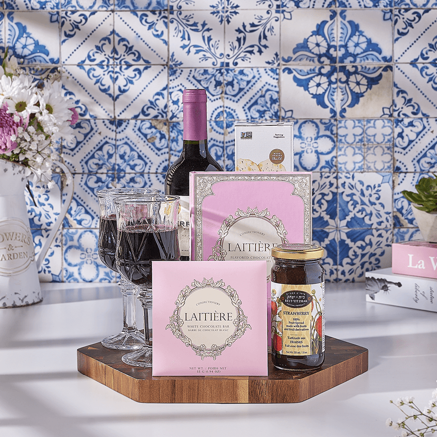 Simple Pleasures Kosher Gift Set, kosher wine gift, kosher wine, kosher gift, kosher, wine gift, wine, Canada delivery