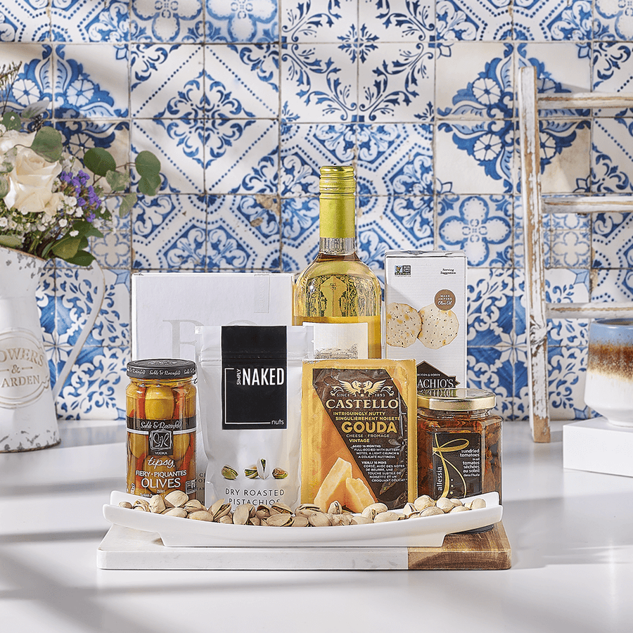 The Savory Dip Gift Basket, kosher wine gift, kosher wine, wine gift, wine, kosher gift, kosher, Canada delivery