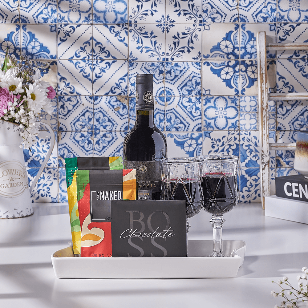 Time To Toast Kosher Wine Gift Basket, kosher wine gift, kosher wine, kosher gift, kosher, wine gift, wine, Canada delivery