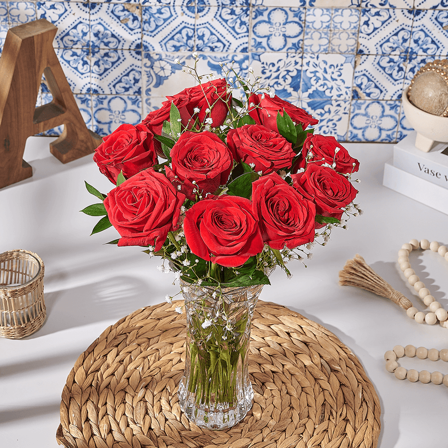 Traditional Red Rose Bouquet, flower gift, flower, bouquet gift, bouquet, Canada delivery