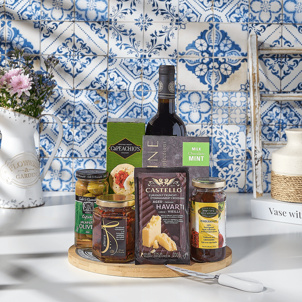 Wonderful Wine Gift Basket, kosher wine gift, kosher wine, kosher gift, kosher, wine gift, wine, Canada delivery