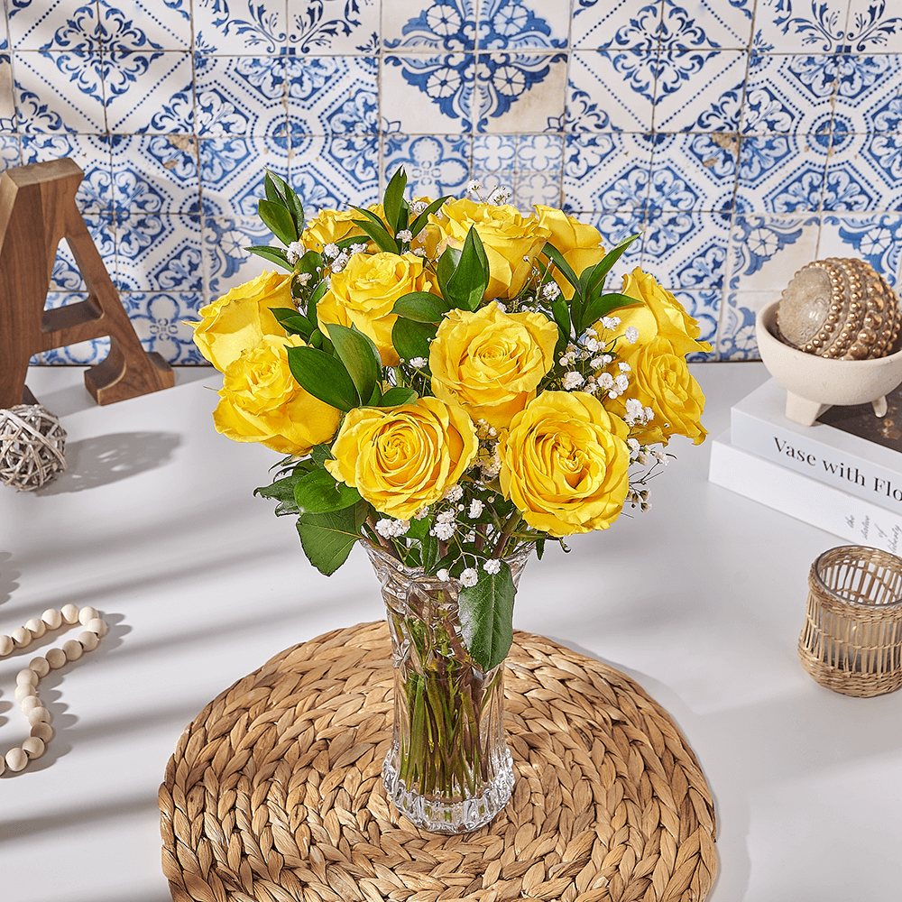 Yellow Rose Bouquet, bouquet gift, bouquet, flower gift, flower, Canada delivery