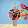 Festive Purim Bouquet, floral gift baskets, Purim gift baskets, Jewish holiday gift baskets